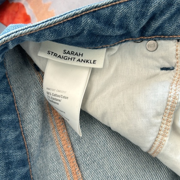 PAIGE Sarah Straight Ankle Jeans - Picture 7 of 7